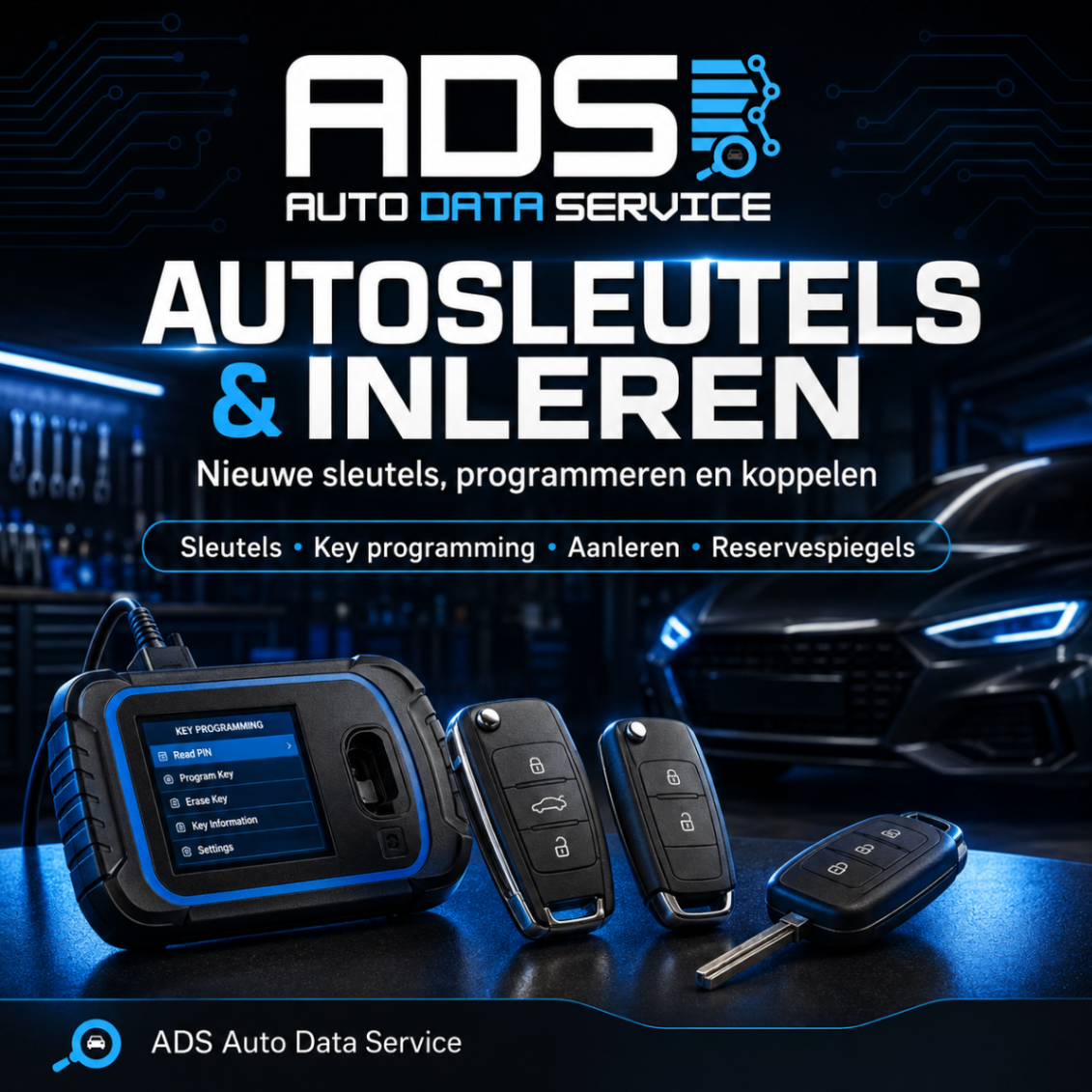 Autodata Service Nederland — autosleutels, ECU, BCM, diagnose & servicebus